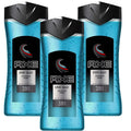 3 in 1 Shower Gel Body Hair Face 3 Pk Y9944