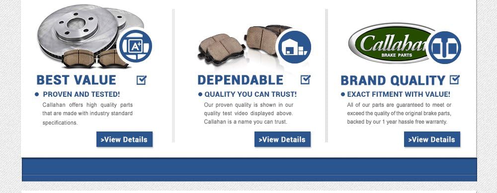 Premium OE Brake Disc Rotors and Metallic Brake Pads K4707