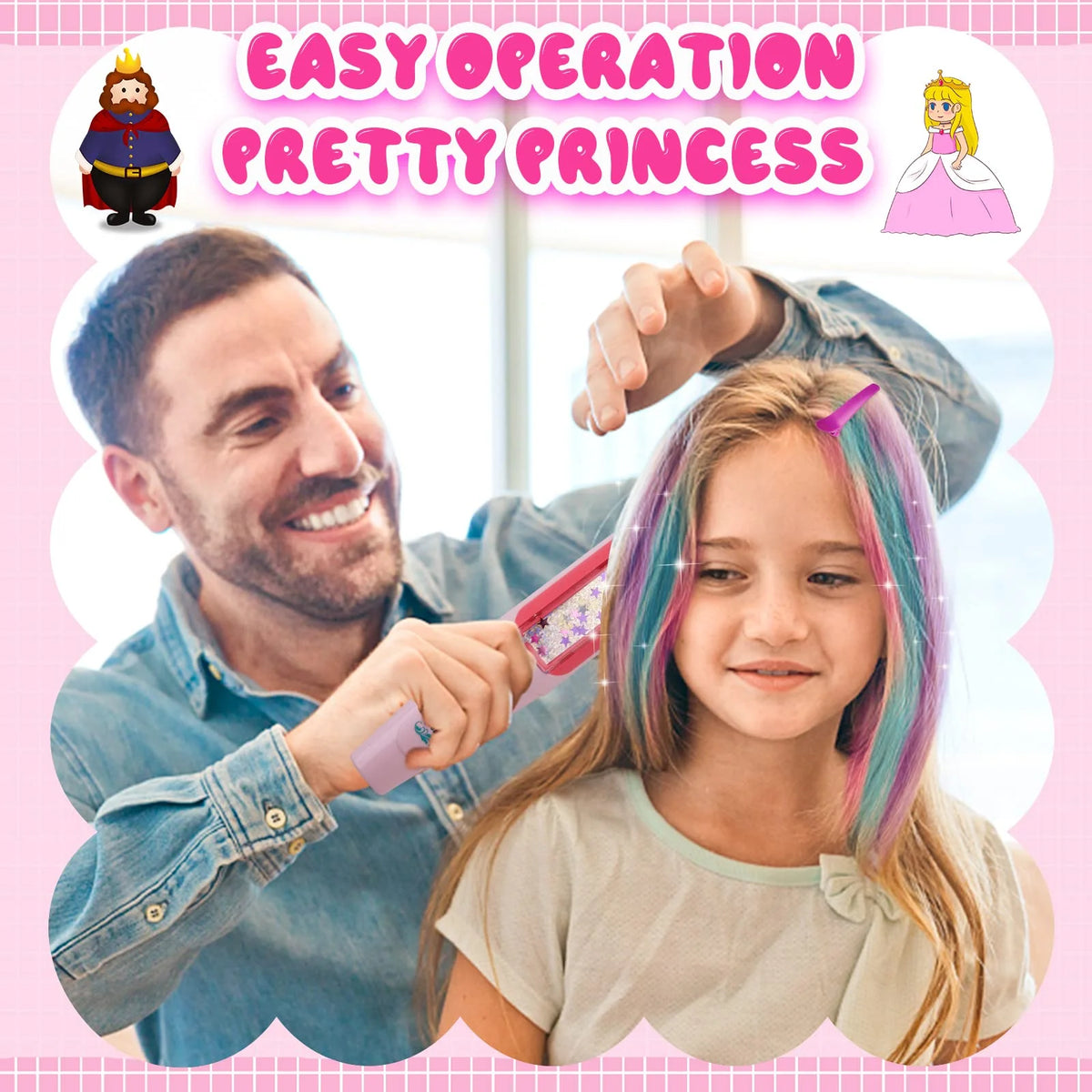 Hair Chalk Set for Kids DIY Hair Color Dye Chalk H950741