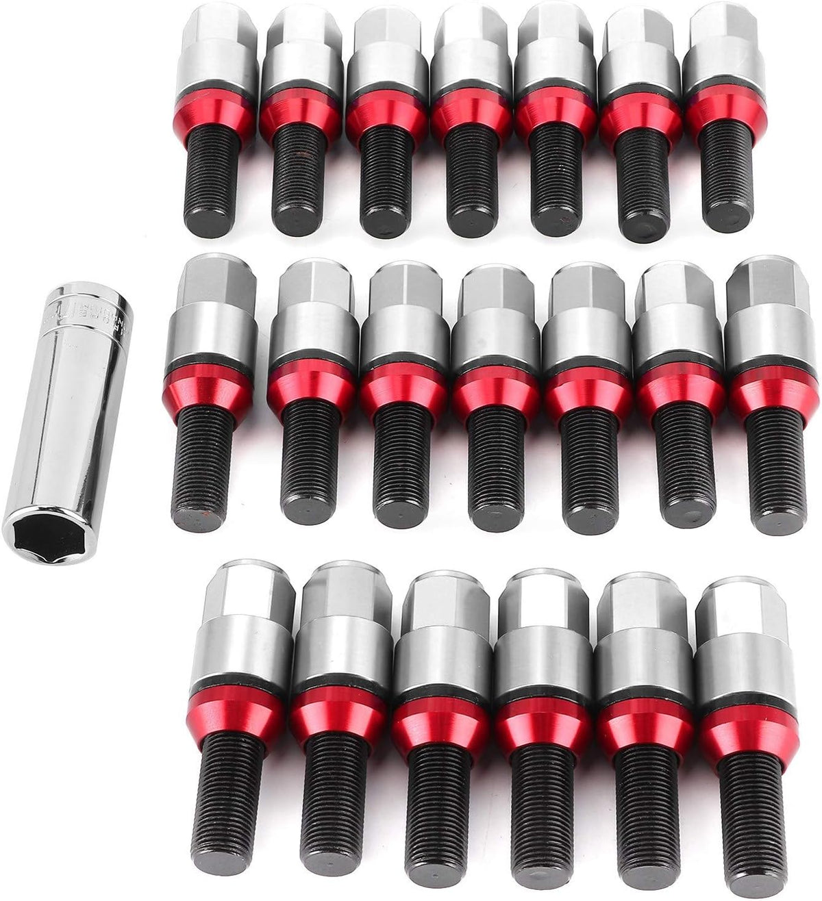 20Pcs M14x1.25 Conical Acorn Seat Wheel Lug Bolts U779313