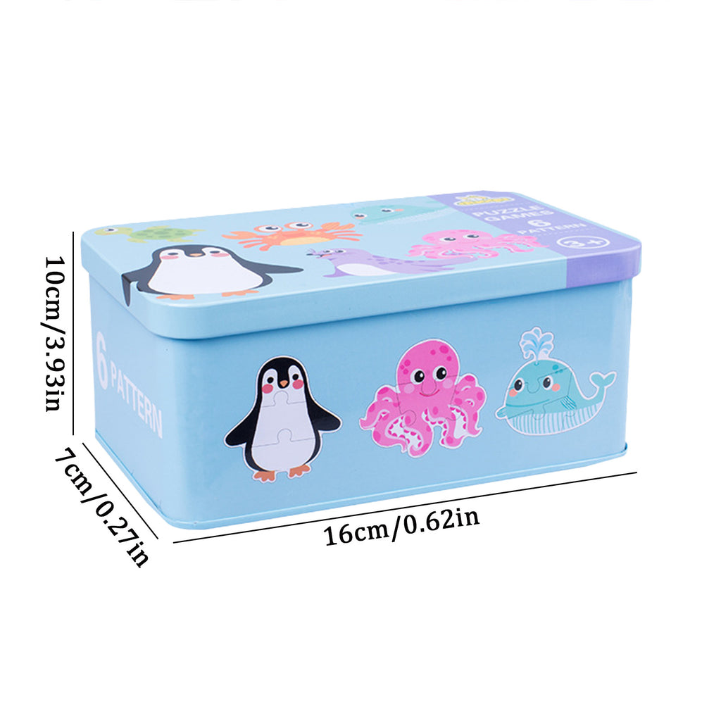6in1 Wooden Jigsaws Puzzles Book For Toddlers P343142