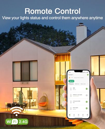 White 4 Pack Wi-Fi Smart Dimmer Switch D31598