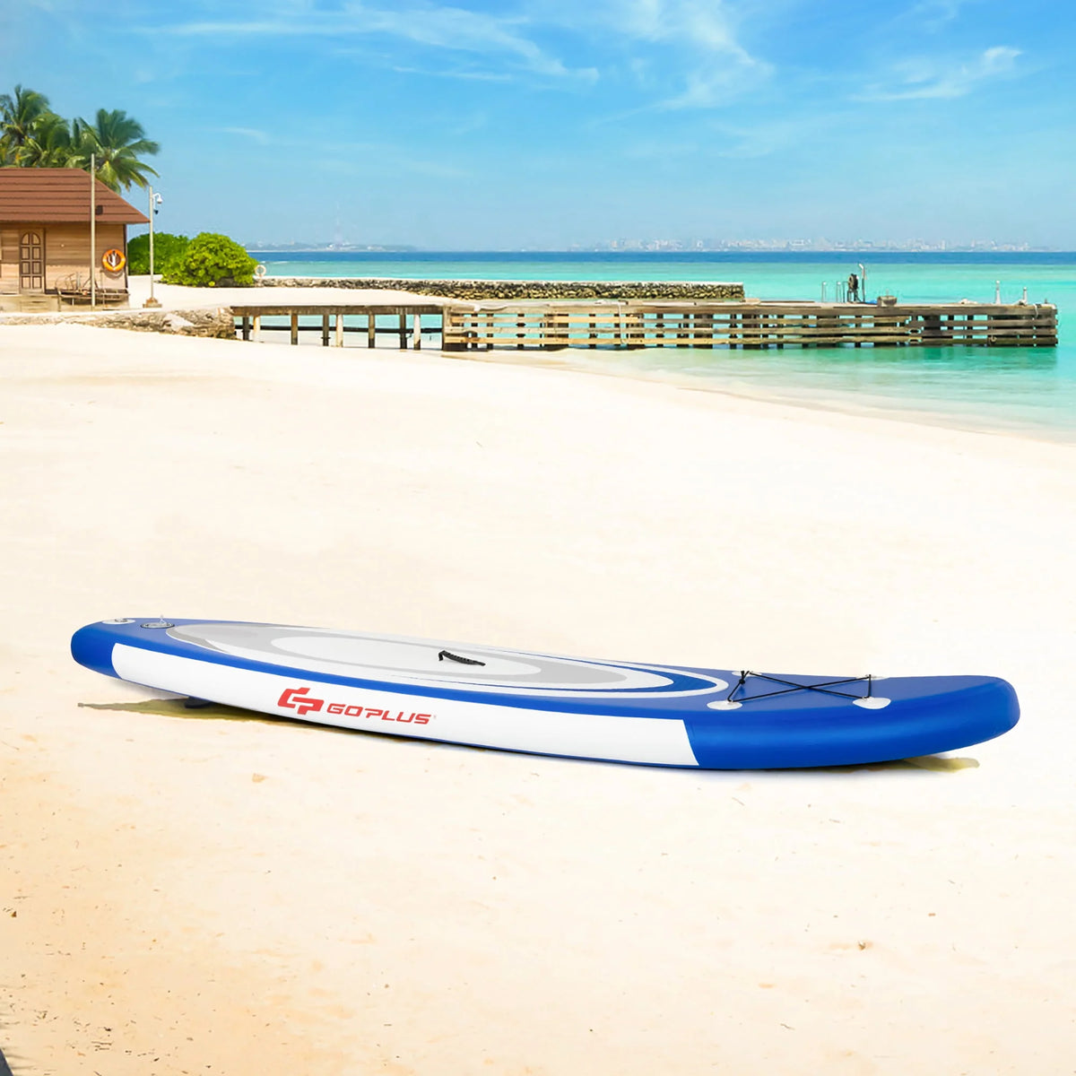 10' Inflatable Stand Up Paddle Board with Bag Paddle Pump A9750