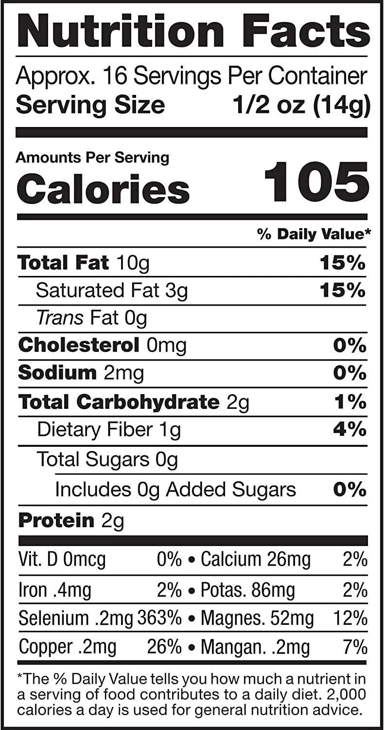 Raw Organic Brazil Nuts, 8 oz Pack of 2 F81342