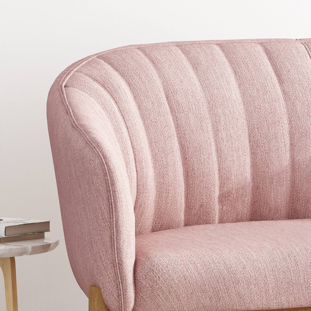 Teal Fabric Loveseat E233