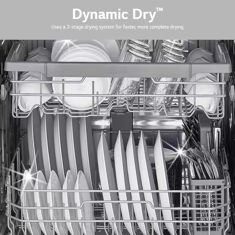 24 in. Black Stainless Steel Dishwasher X365