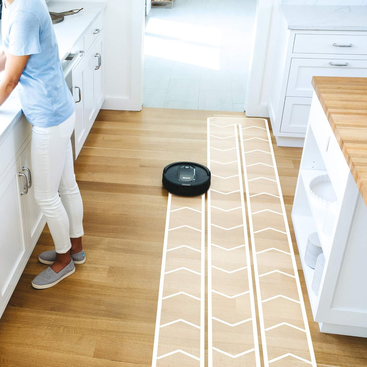 Black Wi-Fi Connected Robot Vacuum F67404