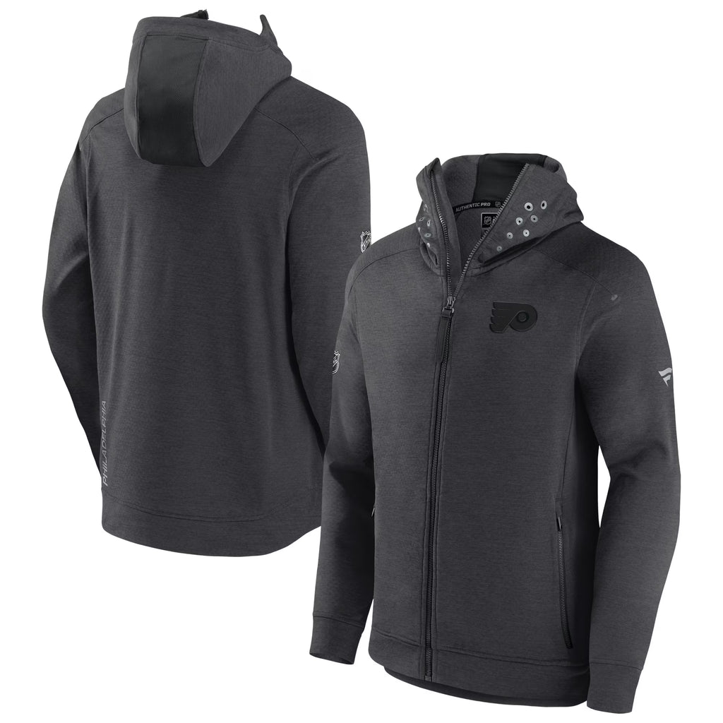 Heather Charcoal Full-Zip Hoodie Jacket J771669