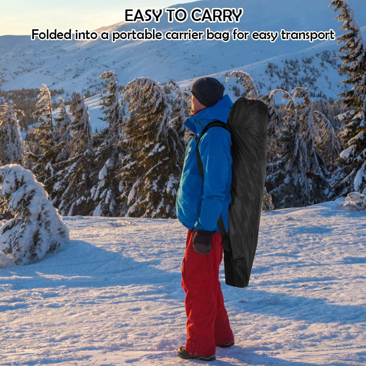 2-3 Person Pop-up Ice Fishing Shelter with Carrier Bag Y9615