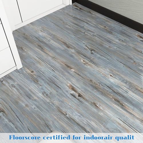 Grey Wood Peel and Stick Vinyl Floor Tile, 36 Pack S363080