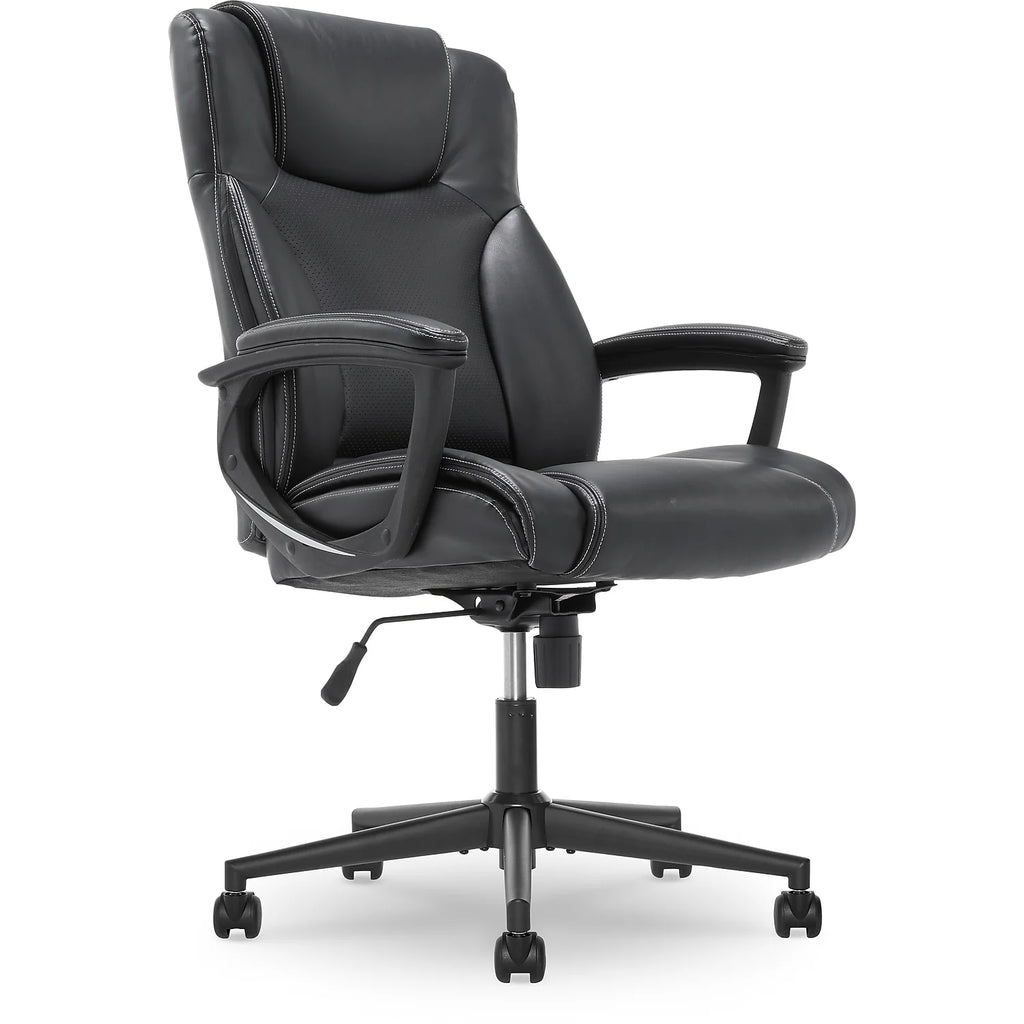 Black Bonded Leather Executive Chair J5402