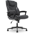 Black Bonded Leather Executive Chair J5402