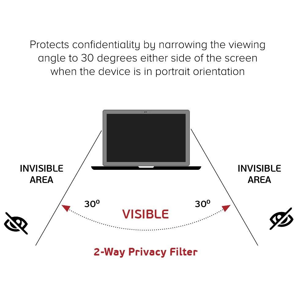 Privacy 2-Way Anti-Spy Screen Protector Film S464