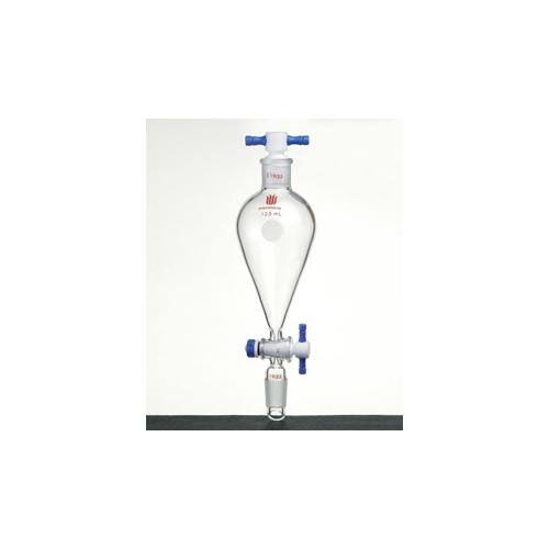 Separatory Funnel, 125mL, 24/40 Joints, PTFE Stopcock O13016