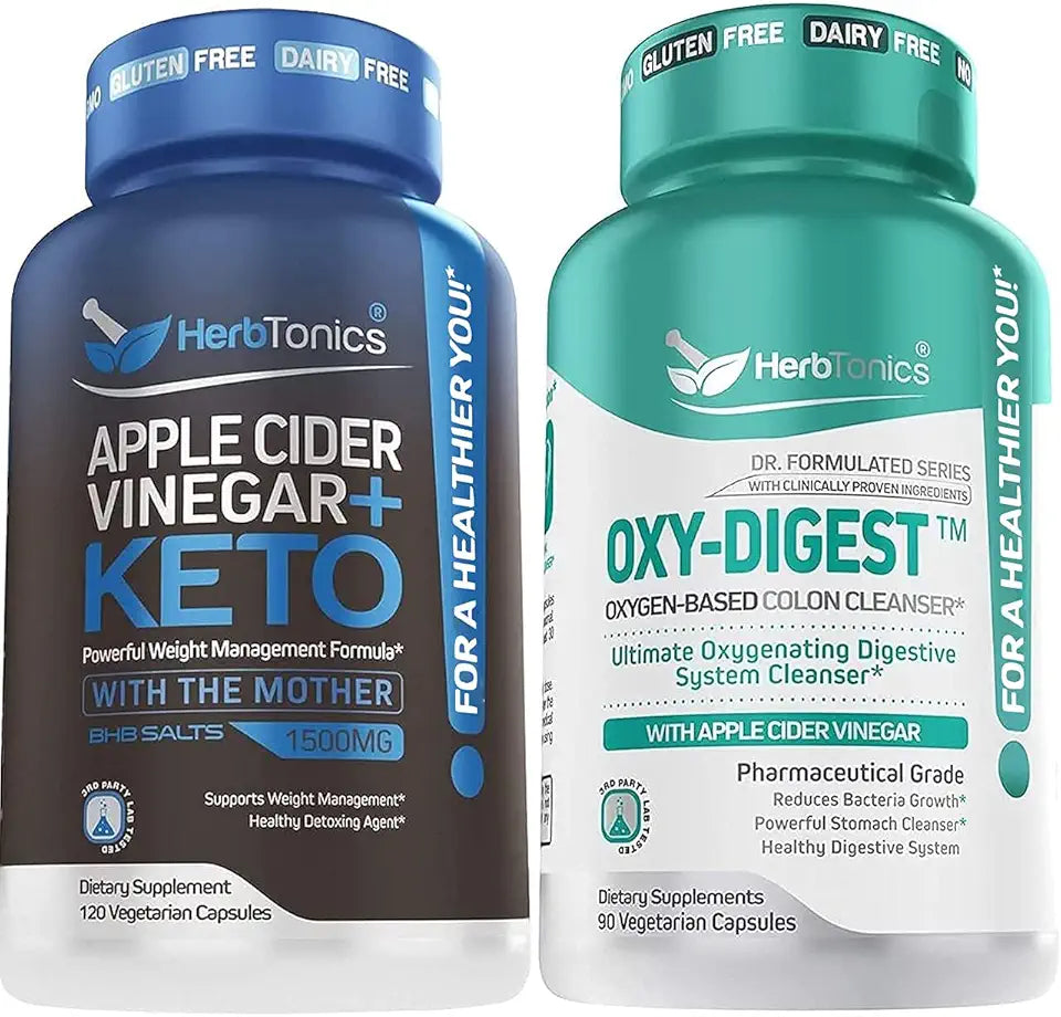 Apple Cider Vinegar Plus Keto BhB Salts with OxyDigest N205