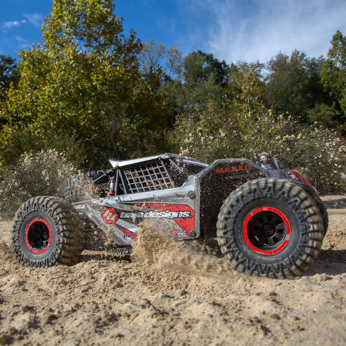 Gray 4 Wheel Drive Brushless Rock Racer RC Truck D35591