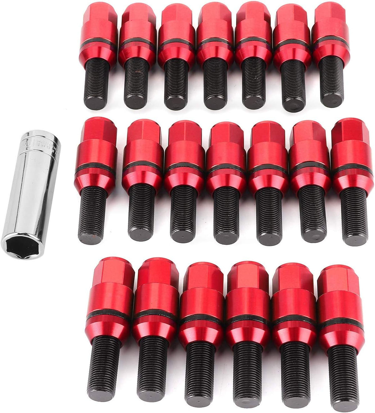 20Pcs M14x1.25 Conical Acorn Seat Wheel Lug Bolts U779313