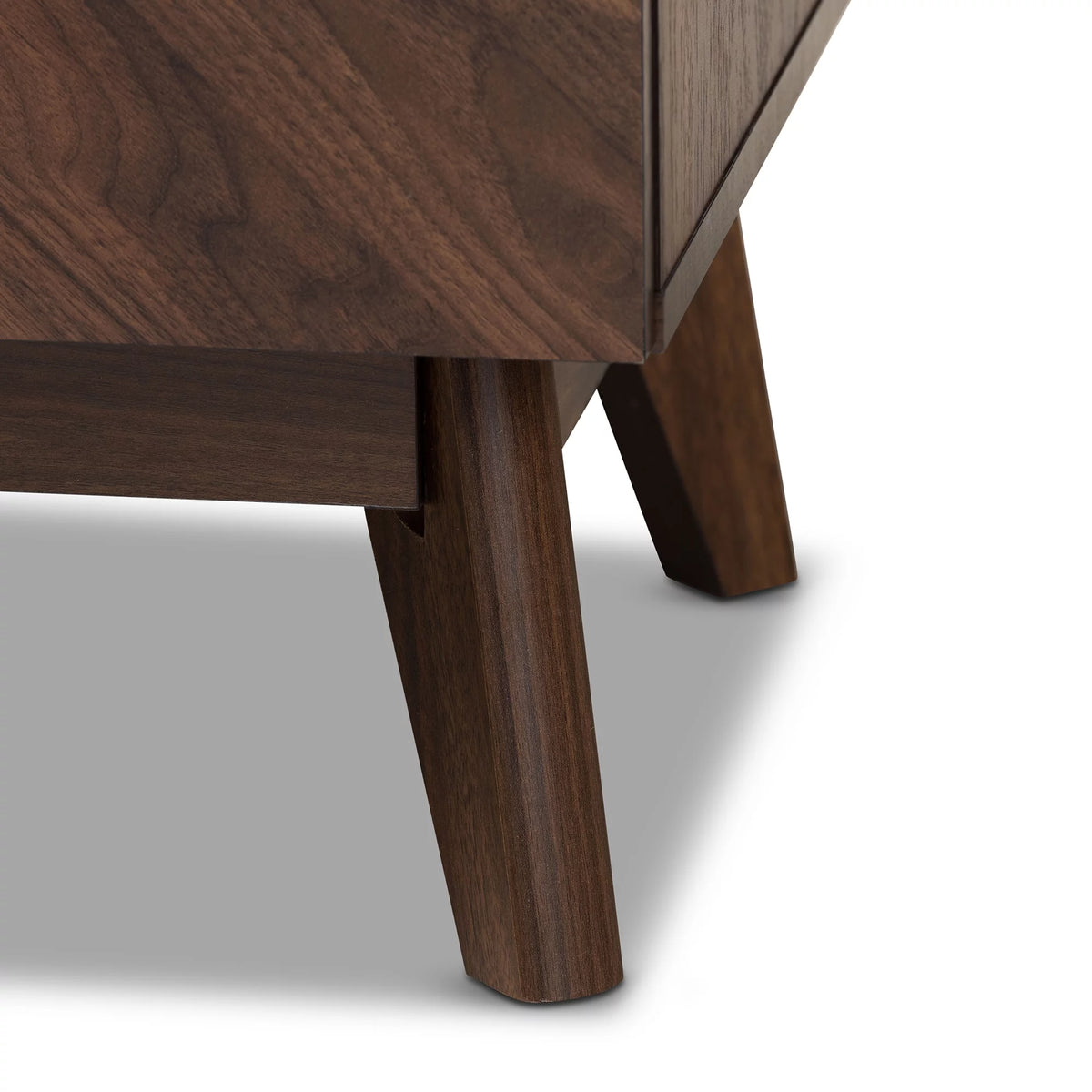 Walnut Brown Wood 6-Drawer Dresser K22234