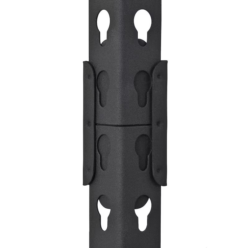4-Tier Heavy Duty Steel Shelving Unit in Black L88243