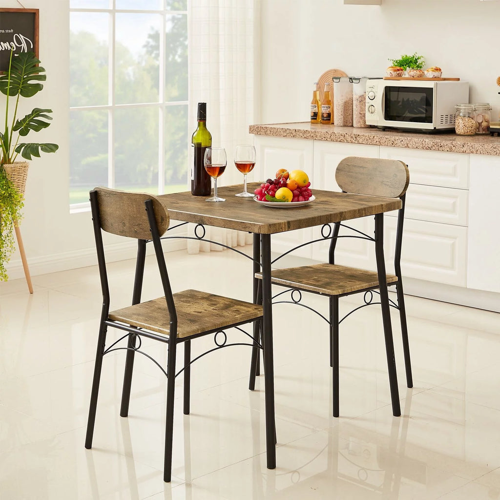 Wood Dining Table and 2 Chairs T85357