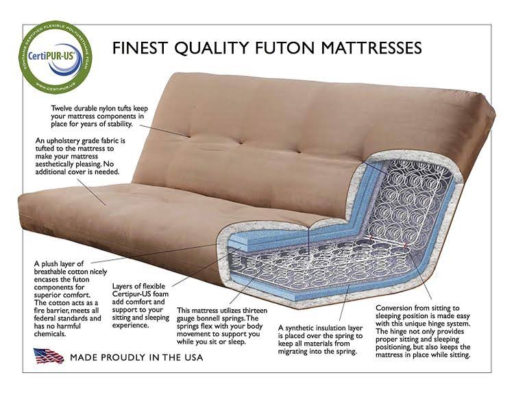Full Futon with Storage Drawers R5764
