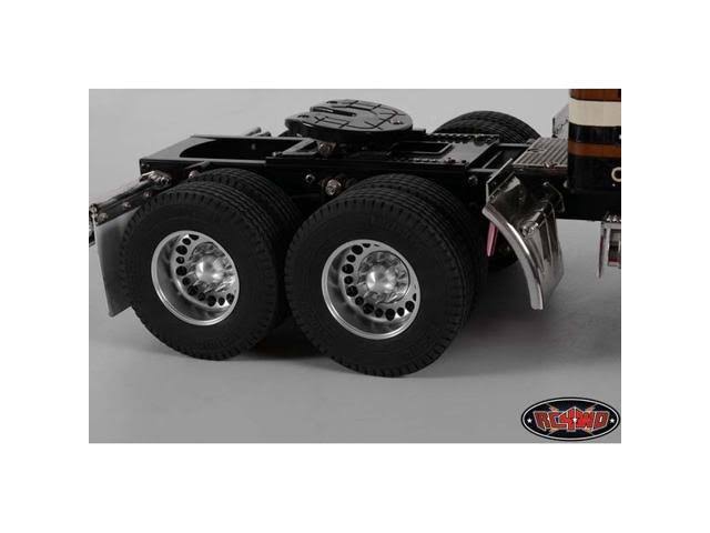 Semi Truck Rear Wheel with Spiked Caps P70377