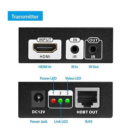 HDBaseT HDMI 1.4 Extender Over CAT5e/6/7 with IR - 230ft (70m) O20324