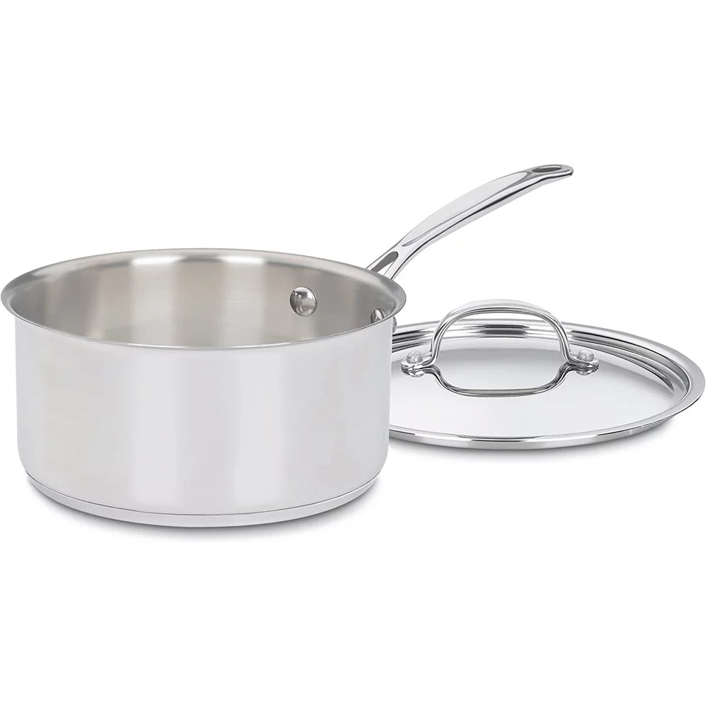 7-Piece Stainless Steel Cookware Set with Wall Mounted Rack R3043
