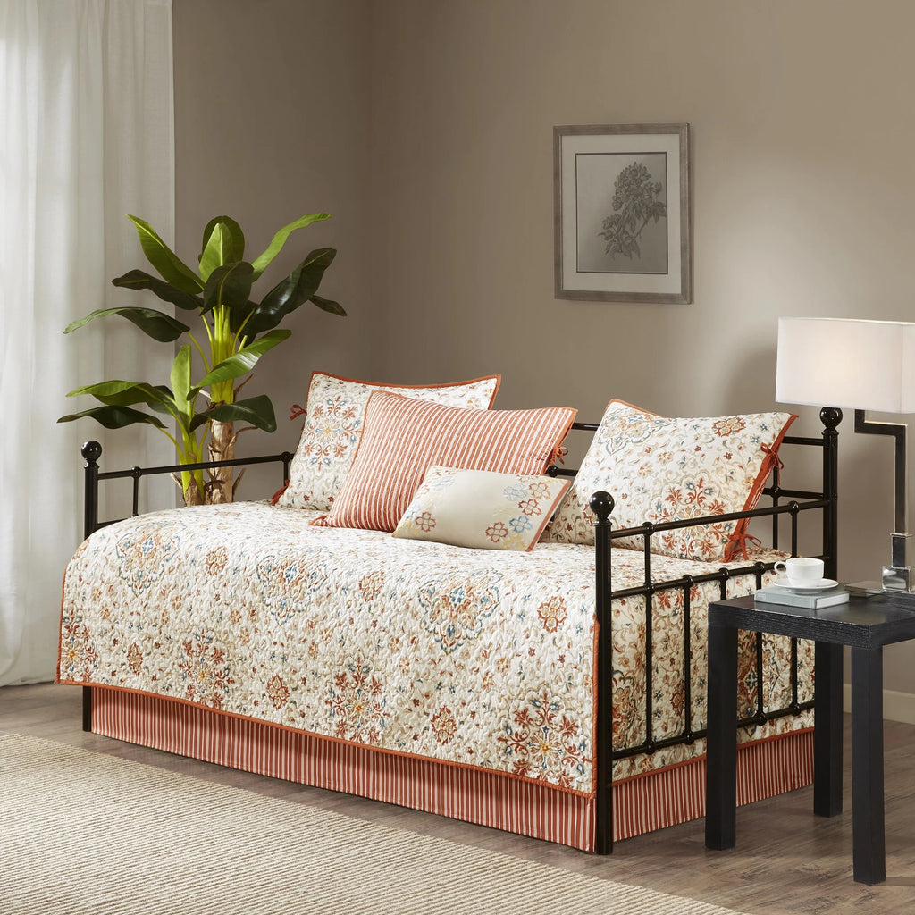Ivory 6-Piece Reversible Daybed Cover Set T124624