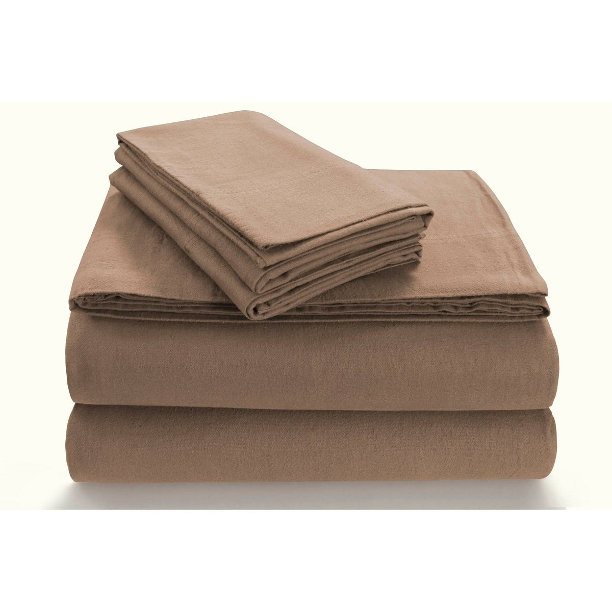 Full Solid Flannel Deep Pocket Sheet Set Z320
