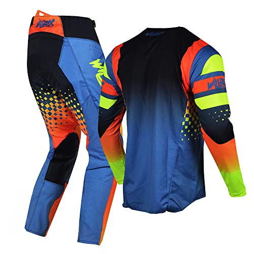Motocross Jersey Pants Combo Dirt Bike MX Gear Set W6498