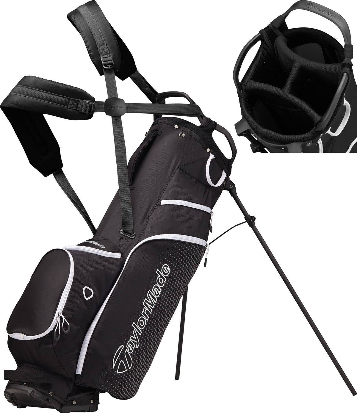 Stand Bag Black/White C815448