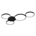 Black LED Semi-Flush Ceiling Light X6551