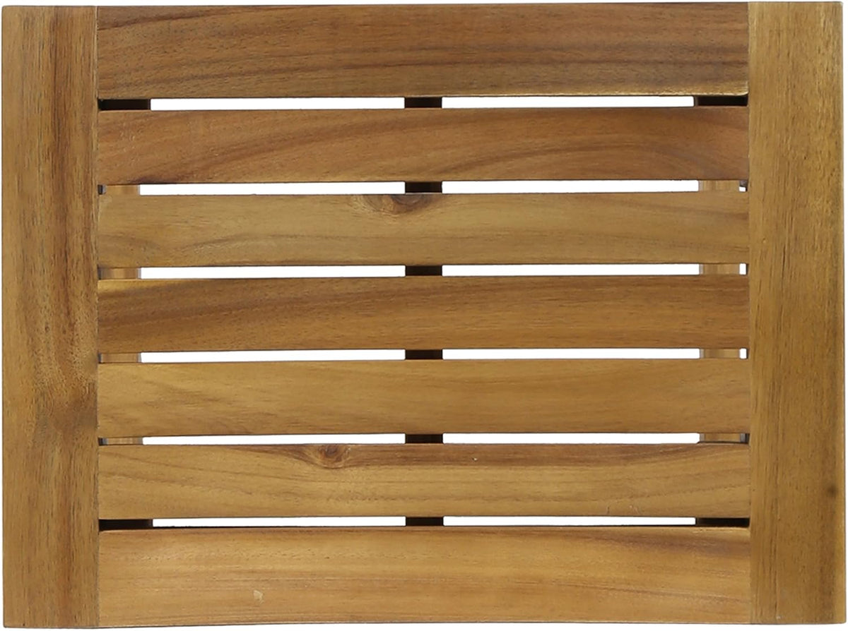2-Pcs Set Acacia Wood Barstools U1184