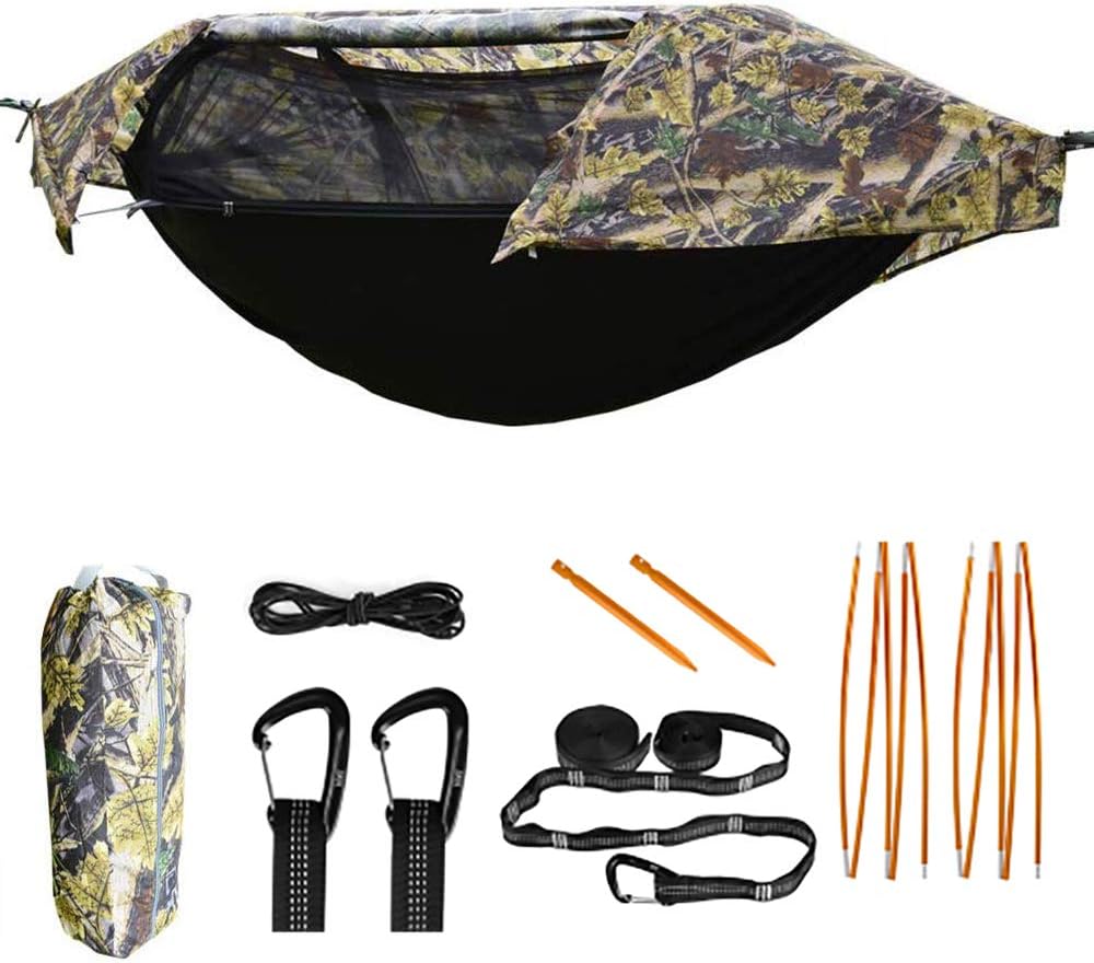 Camping Hammock with Mosquito Net and Rainfly G248918