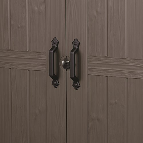 6x3 Outdoor Storage Shed Kit, Taupe & Brown R9645