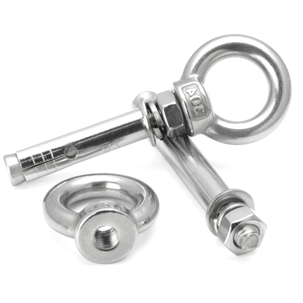 304 Stainless Steel Expansion Eye Bolt M14X150mm 1pc I837