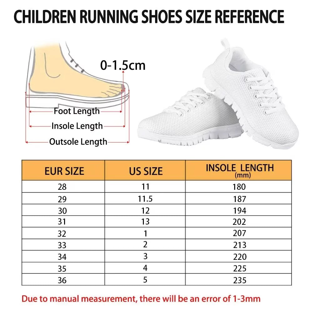 Sneakers for Girls Cartoon Alpaca Print Low Top Lace Up Size 1 R55065
