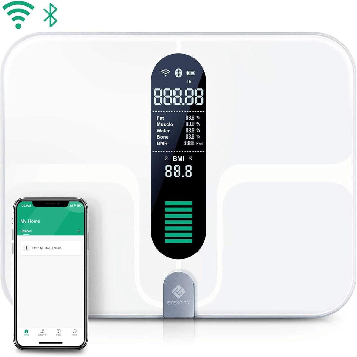 Smart Wifi Bluetooth Digital Bathroom Scale B1845