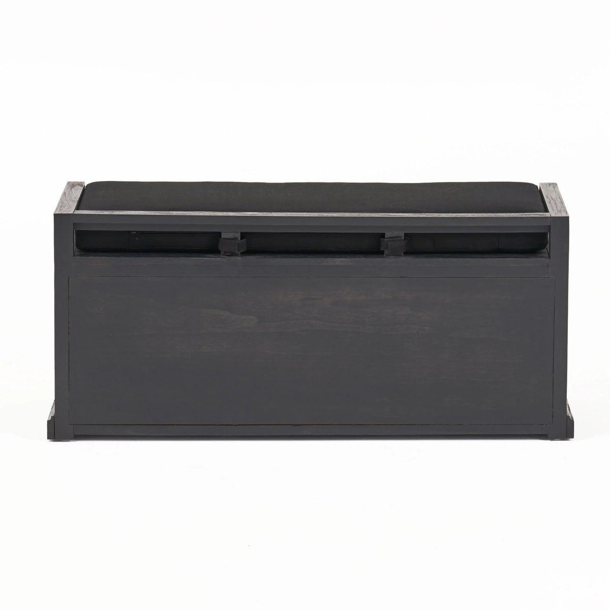 Acacia Wood Storage Bench with Cushion Q714
