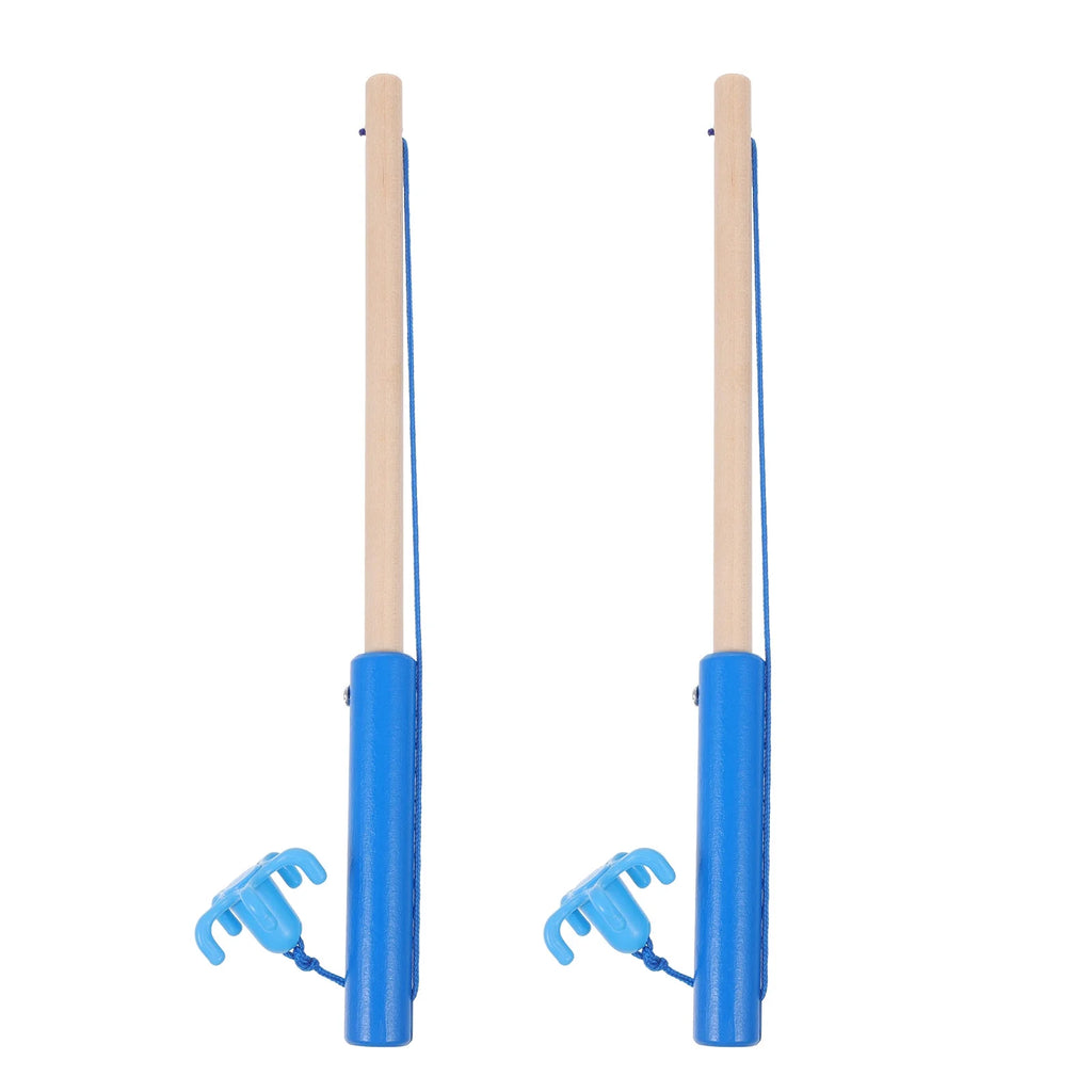 Magnetic Fishing Rod Wooden Game Educational Toy H34918