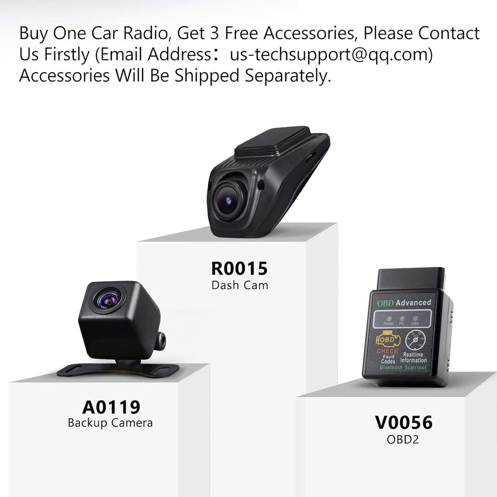 9 Inch Car Stereo Receiver with Bluetooth 5.0 T3350