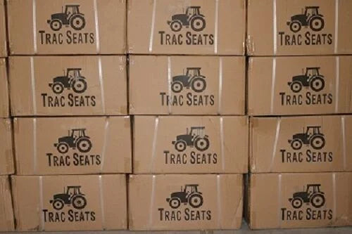 Black Tractor Suspension Seat N4389