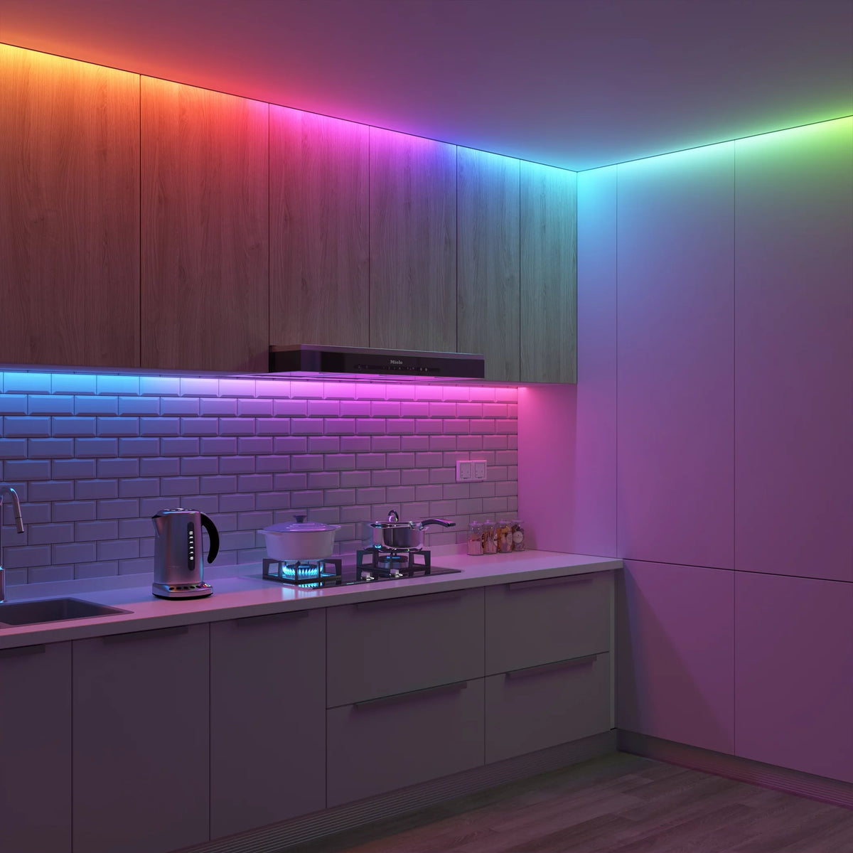 9.8ft Wi-Fi RGBIC LED Strip Light A44941