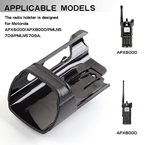 Belt Holster Radio Holder for Motorola Universal Holder Carry Case Models 1.5, 2.5 and 3.5 Portable Radio P6274