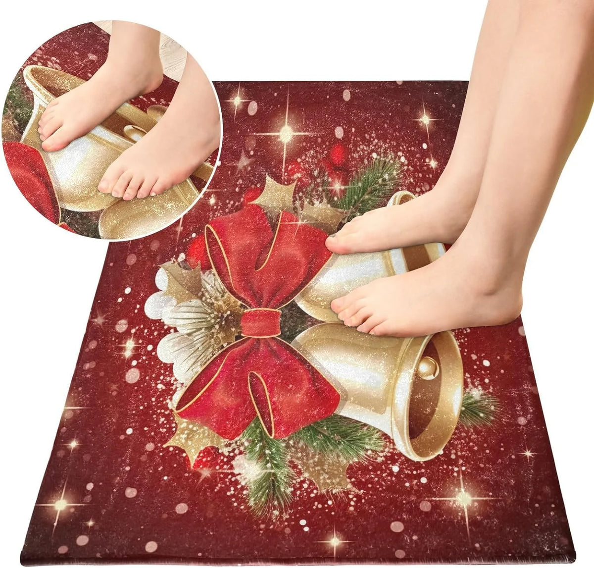 Non Slip Quick Dry Shaggy Bath Mat 39x20 in J514491