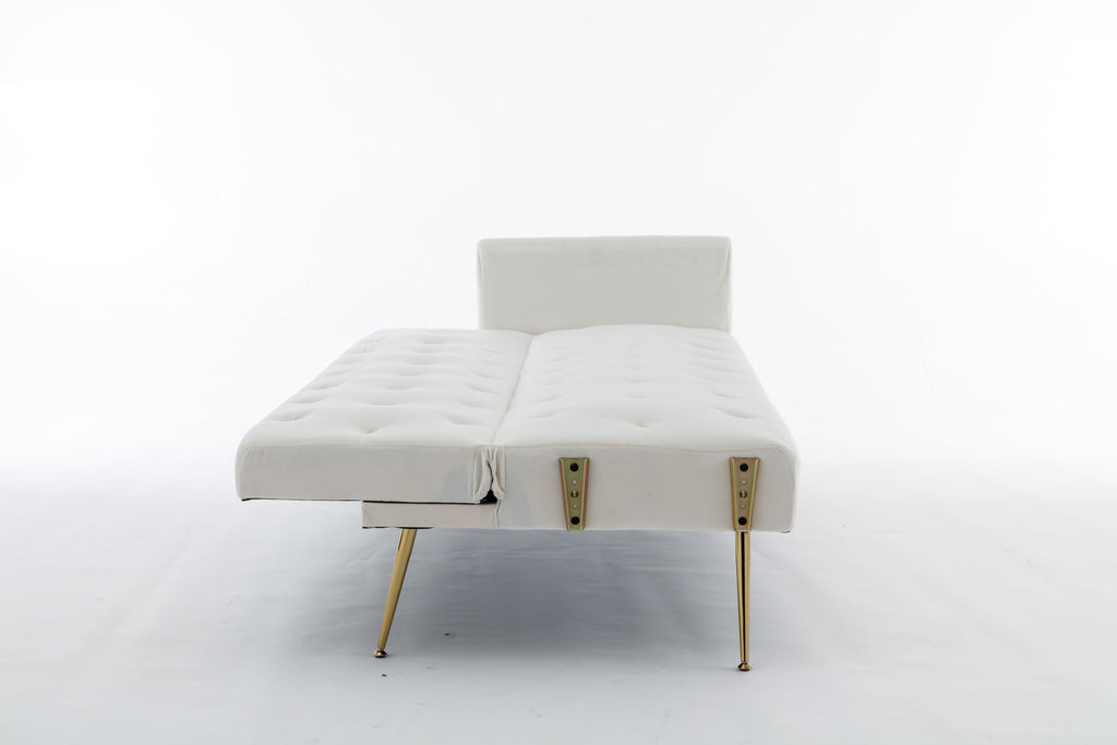 Beige Convertible Sofa Bed I491
