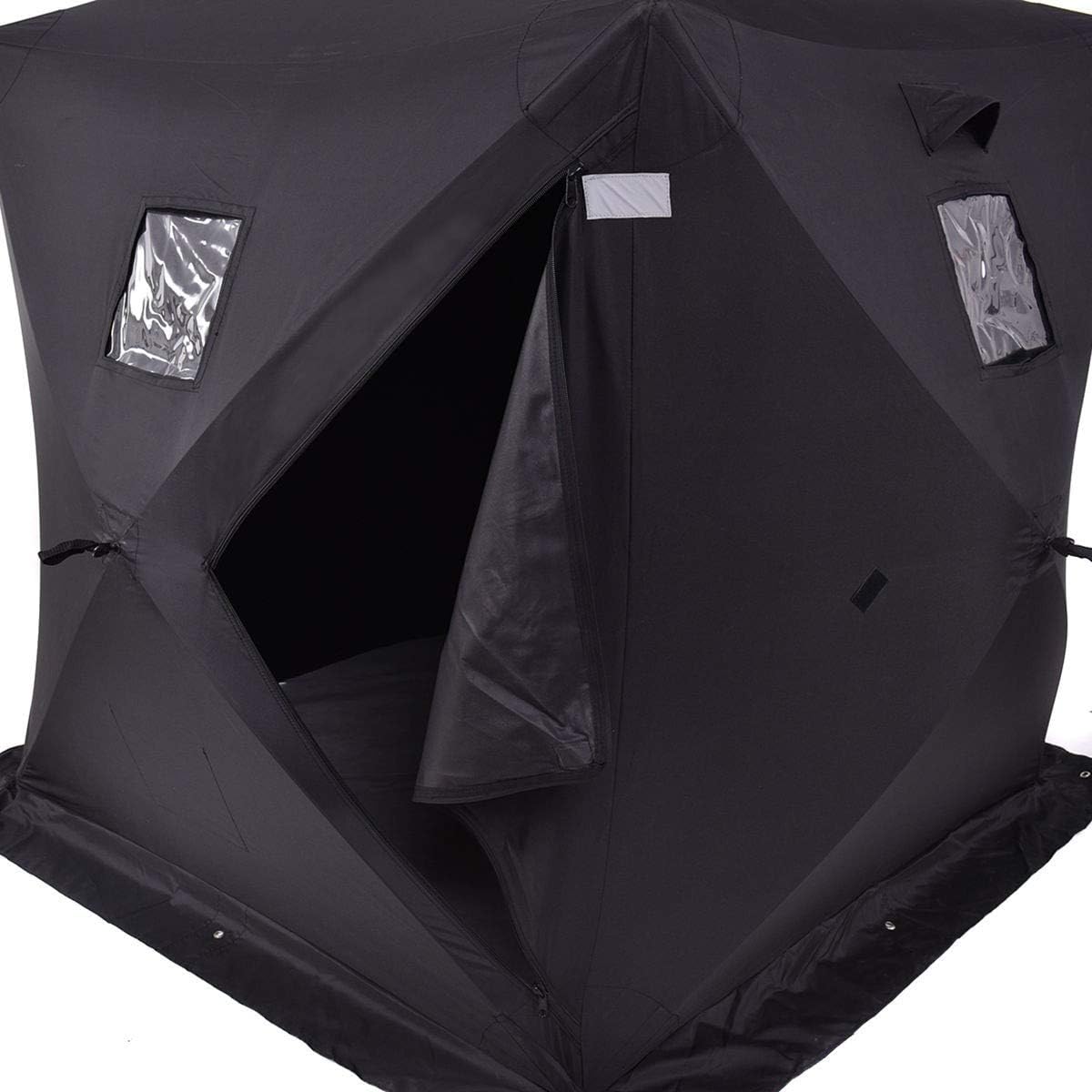 2-3 Person Pop-up Ice Fishing Shelter with Carrier Bag Y9615