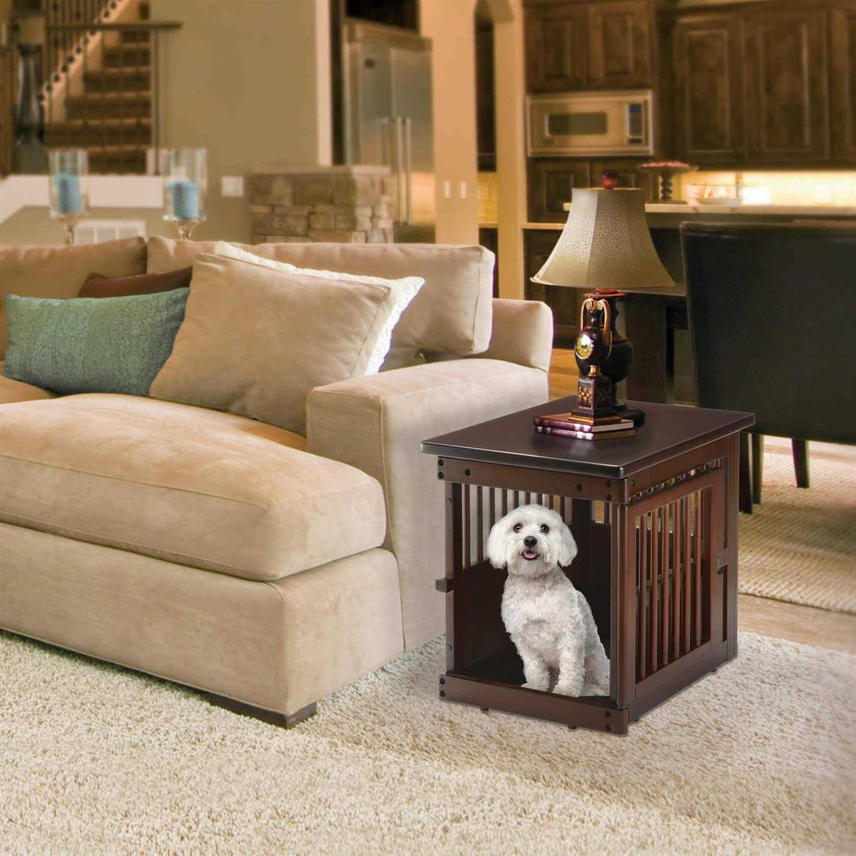 Wooden End Table U869264