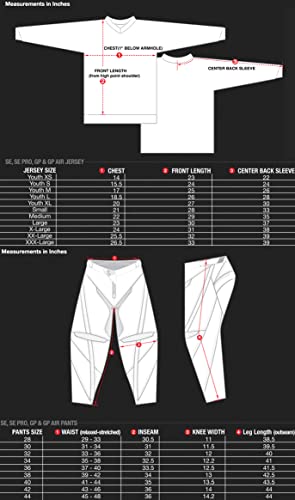 Motocross Jersey Pants Combo Dirt Bike MX Gear Set W6498